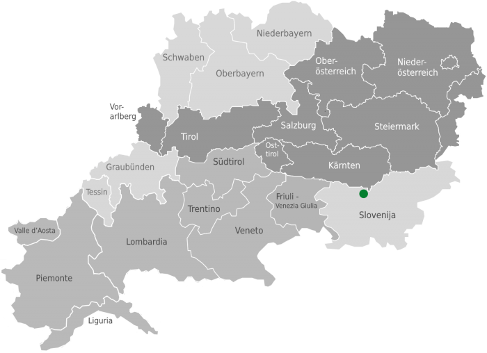 Location of Jezersko