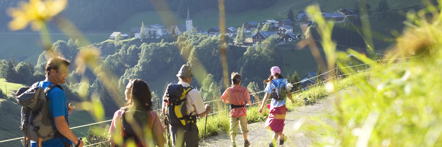 a hiking group