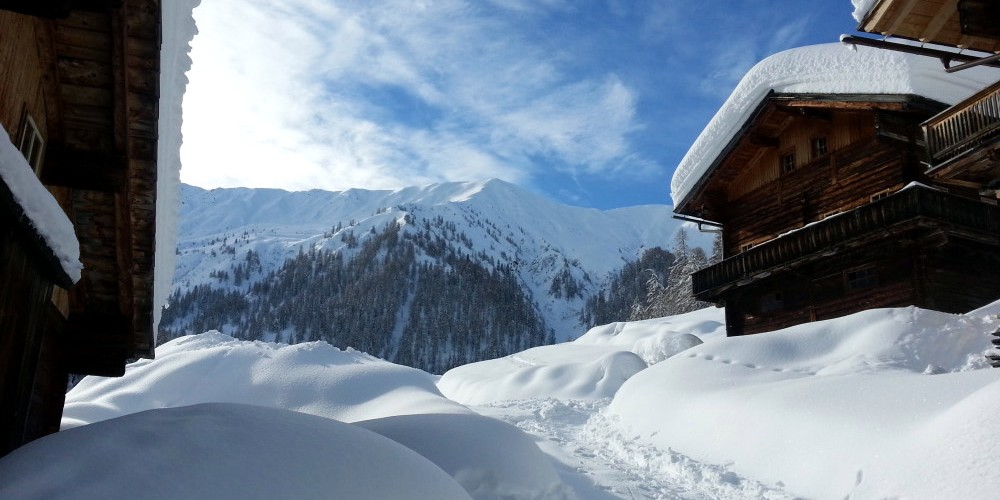 Winterstimmung auf der Alfenalm