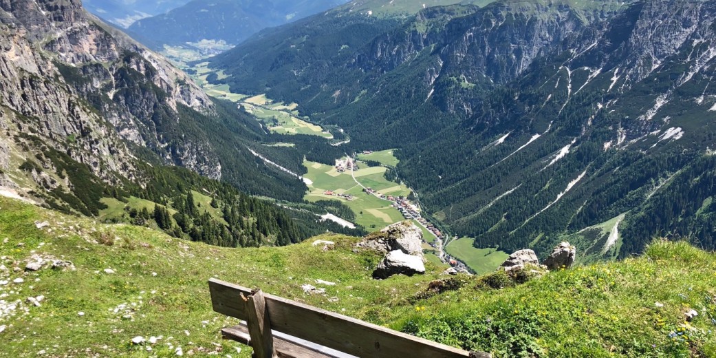 View down to the "Gschnitztal"