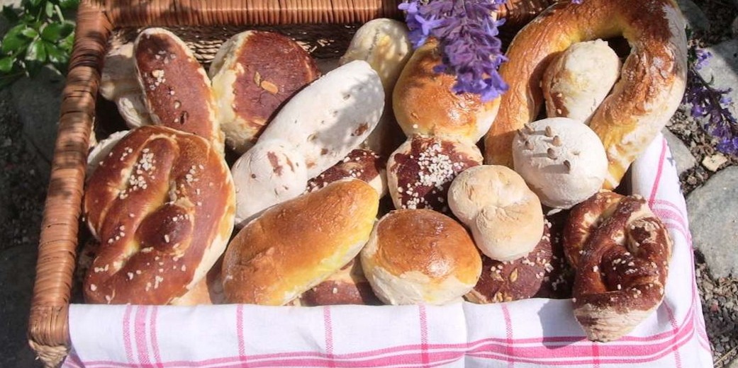 Frisch gebackenes Brot ist die Leidenschaft der Gastgeberfamilie Pfaffinger