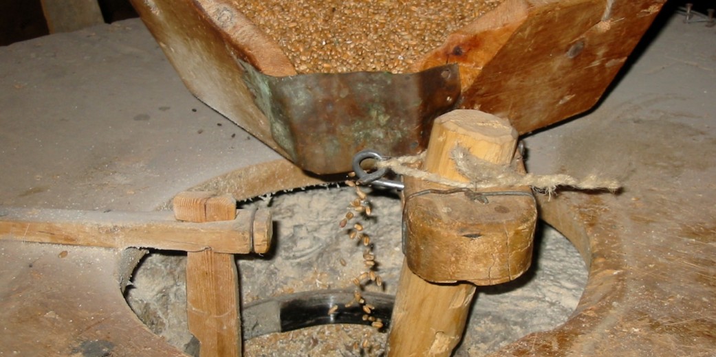 View of a flour mill in Val di Morins / Mühlental