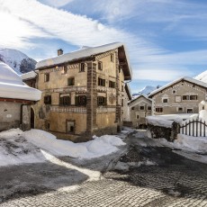 The typical Engadine houses
