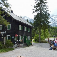 The Almtalerhaus, starting point for numerous hiking and mountain tours