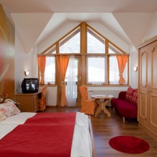 Familienzimmer im Hotel Alpengarten