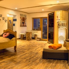 Sauna in Hotel Alpengarten