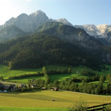 View of Johnsbach im Gesäuse