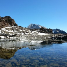 The Matscherjochsee Lake (3,188 m)