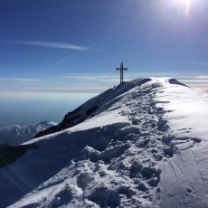 Peak cross Monviso