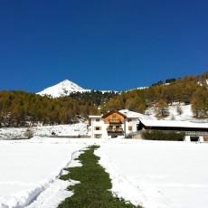 Der Hof am Winterbeginn